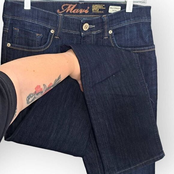 Mavi Women's Molly Mid Rise Straight Jeans size 27 x 36 - Picture 3 of 8